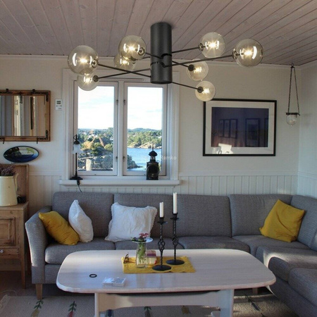 Plafon OSLO kol. czarny (67753) Ramko