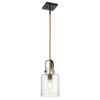 Lampa wisząca Kitner - 1 źródło światła - Naturalny mosiądz (QN-KITNER-P-NBR) - Quintiesse