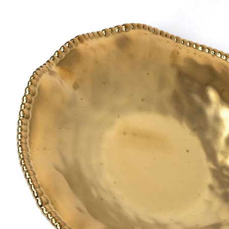 KARE komplet 2 półmisków BELL 36 cm       złoty (60498) - Kare Design
