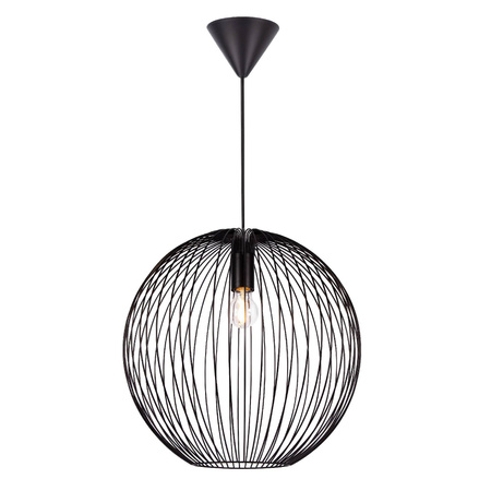 Lampa wisząca BERONI Nordlux E27 60W Metal Czarny