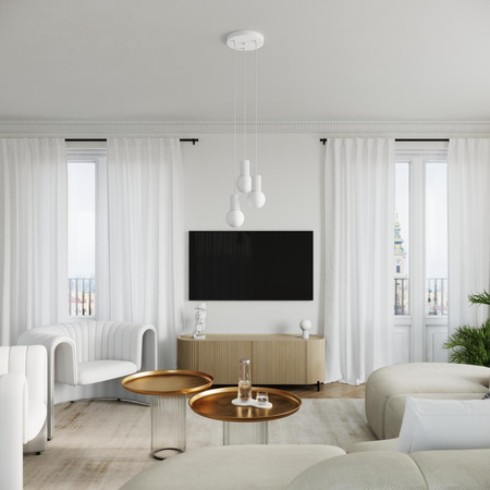 Lampa wisząca HALO 1 biała (SL.1709) - Sollux Lighting