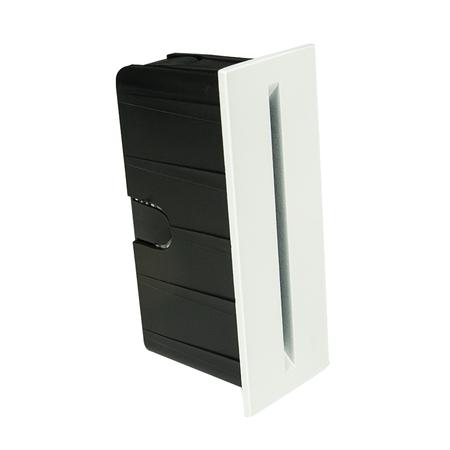 OUTDOOR STEP LIGHT LED 3W 3000K ALUMINIUM WHITE (E322 Zambelis) - Zambelis