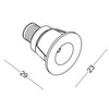 Lampa Wpuszczana POINT 880 (288001303) - Elkim Lighting