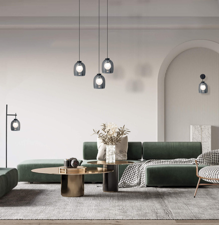 WALL LAMP G9 SMOKE-OPAL GLASS (22052 Zambelis) - Zambelis