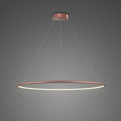 Lampa wisząca Ledowe Okręgi No.1 Φ80 cm in 3k różowe złoto ściemnialna Altavola Design (LA073/P_80_in_3k_rose_gold_dimm) - ALTAVOLA DESIGN