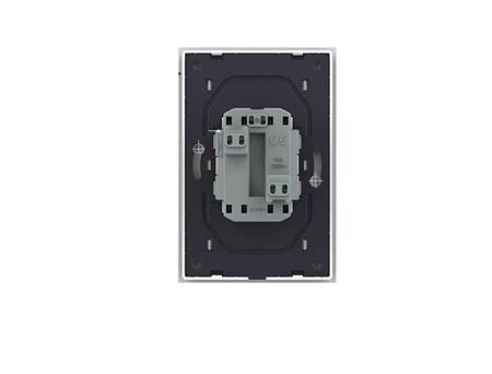 GNIAZDO ELEKTRYCZNE PODWÓJNE do pojedynczej puszki (VL-71EU2-61) - Livolo
