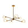 Lampa wisząca COSMIC-6 złota 75 cm (ST-8954-P6) - Step into Design