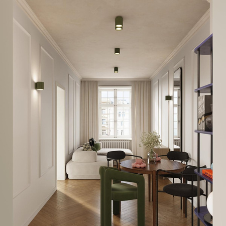 Plafon AURA 1 zielony oliwkowy GU10 (SL.1794) - Sollux Lighting