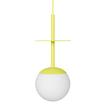 PLAAT A żółta sufitowa lampa wisząca (PLA11111P0) - Ummo