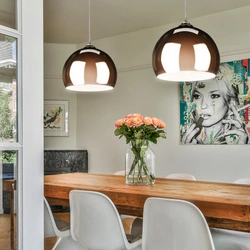 Lampa wisząca E27 złota HY-2701 - DomenoLED