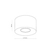 Lampa sufitowa ORION czarna (3236) - TK Lighting
