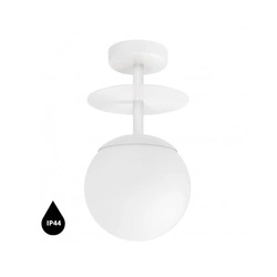 PLAAT B biała lampa przysufitowa / plafon z podwyższoną szczelnością IP44 (PLB110S3) - Ummo