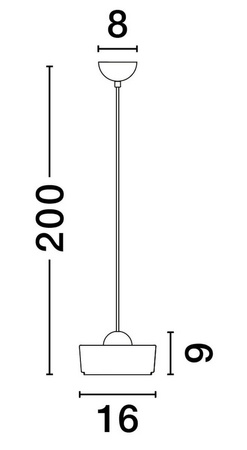 Lampa wisząca wewnętrzna ESPINAR (LE44497) - Luces Exclusivas