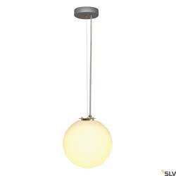 ROTOBALL 25, lampa wisząca, TC-(D,H,T,Q)SE, kolor srebrnoszary/biały, Ø 25cm, maks. 24W (165390) - SLV