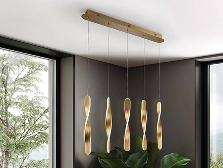 Twist lampa wisząca 5L (219527) - Schuller