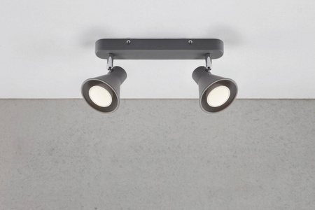 Lampa sufitowa EIK Nordlux GU10 2X35W Metal Czarny