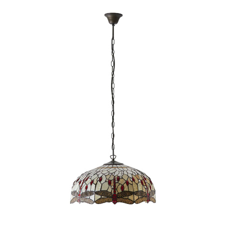 Lampa Wisząca Dragonfly beige (64079) Tiffany