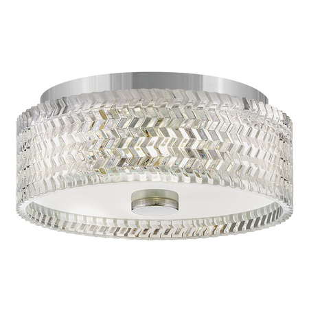 Plafon Elle - 2 źródła światła - Chrom  (HK-ELLE-F-S-CM) - Elstead Lighting