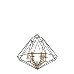 Lampa wisząca Maresmo  (PEN-6369-6-BKBR) Italux