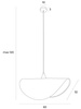 LAMPA WISZĄCA KOSHI I (P0498) - MAXLIGHT 