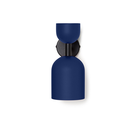 SUPURU W granatowa lampa ścienna / kinkiet z czarną rurką (SUK11320) - Ummo