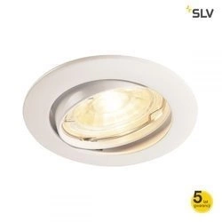 PIKA QPAR51, sufitowa, do wbudowania, ruchoma biała, max. 50W