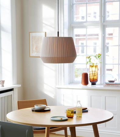 Lampa wisząca z bawełnianym abażurem DICTE Nordlux E27 60W Tekstylia Beżowy