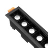 Lampa liniowa Led podtynkowa 20W 3000K czarna JDL-10T - DomenoLED