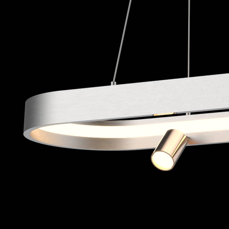 Ledowa lampa wisząca  Spectra No.4  Altavola Design  (LA114/P_92_2+1_grey_gold) - ALTAVOLA DESIGN