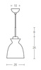 PENDANT LIGHT 1XE27 (180065 Zambelis) - Zambelis