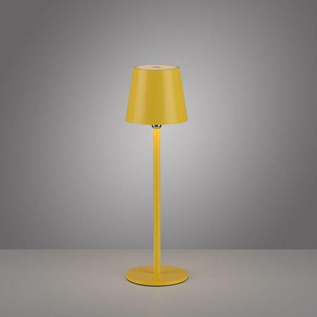 Przenośna, ładowana lampa stołowa BOTERIA ŻÓŁTY (19251-81) - Paul Neuhaus