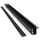 Szyna magnetyczna podtynkowa czarna LL-20D 200cm - DomenoLED