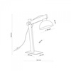 Lampa stołowa OSLO jasne drewno (5346) - TK Lighting