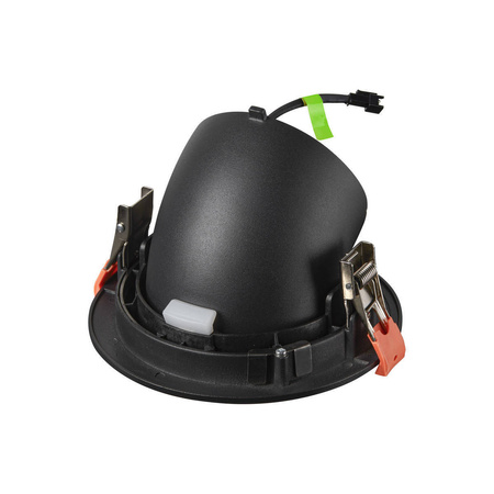 NUMINOS® GIMBLE L, oprawa sufitowa wpuszczana czarna 3000 K 55° (1005999) - SLV
