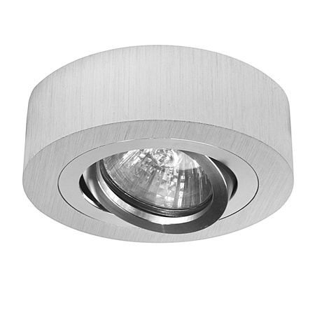 Półtuba srebrna oprawa halogenowa GU10 - Syntron