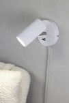 Kinkiet COSTILLA 1L White/Satin Nickel (108460) - Markslojd