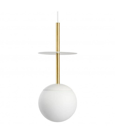 Lampa Wisząca PLAAT A BRASS Kol. Biały (PLA131P0) - Ummo