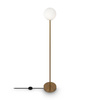 Lampa podłogowa Ring czarna (MOD013FL-01B) - Maytoni