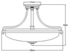 Lampa sufitowa Griffin (QZ-GRIFFIN-SFM-WS) - Elstead Lighting