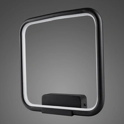 Kinkiet Ledowe Kwadraty No.1 3k czarny (LA079/W_in_3k_black) - ALTAVOLA DESIGN