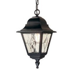 Lampa zewnętrzna, wisząca NORFOLK kol. CZARNY (NR9 BLK) - Elstead Lighting - żyrandol