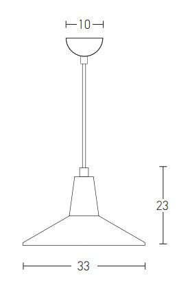 PENDANT LIGHT 1XE27 BLACK-WOOD (180085 Zambelis) - Zambelis