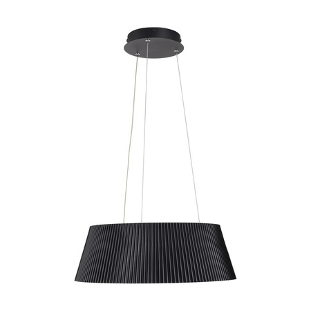 Lampa wisząca z efektownym kloszem FRILL LED czarna 45 cm (ST-DL6487-BK) - Step into Design