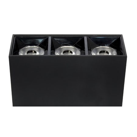 Lampa liniowa natynkowa 9w 4000K czarna JDL-6T - DomenoLED