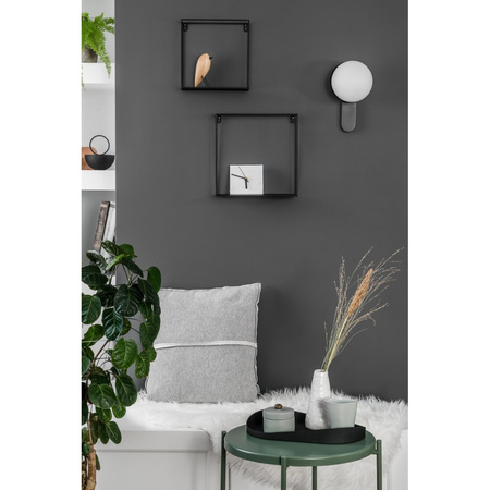 KUUL D czarna lampa ścienna / kinkiet z podwyższoną szczelnością IP44 (KLD120S0) - Ummo