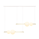 PENDANT LED LIGHT 22W WHITE-OPAL GLASS (22235 Zambelis) - Zambelis