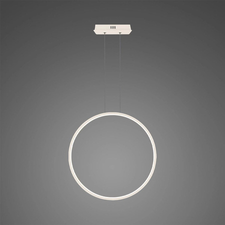 Lampa wisząca Ledowe Okręgi No.1 X 120cm 4k biała ściemnialna (LA073/X_120_in_4k_white_dimm) - ALTAVOLA DESIGN