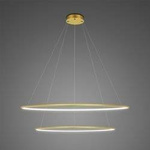 Altavola Design: Lampa Ledowe Okręgi No. 2 złota Φ80 cm in 3k (LA074/P_80_in_3k_gold) - ALTAVOLA DESIGN