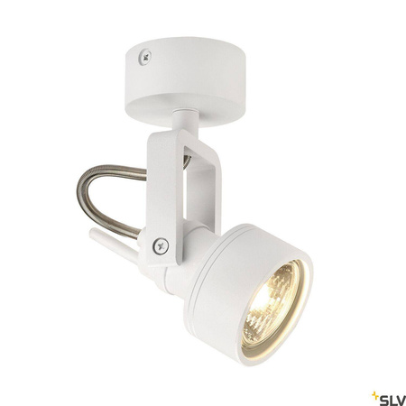 INDA, lampa ścienna i sufitowa, spot, QPAR51, kolor biały matowy, maks. 50 W (147551) - SLV