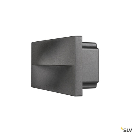 ADI, lampa ścienna wpuszczana outdoor, LED, 3000K, IP55, antracyt, 15,4W (233635) - SLV